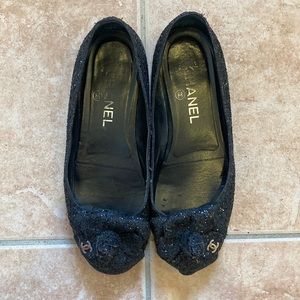 Chanel Glitter CC Camellia Ballet